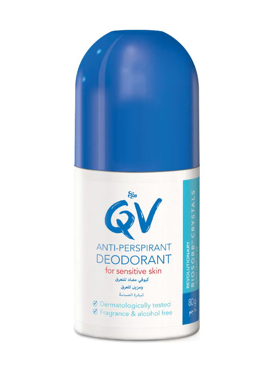 مزيل عرق كيو في نيكد رول أون خالي من العطور 80 جرام