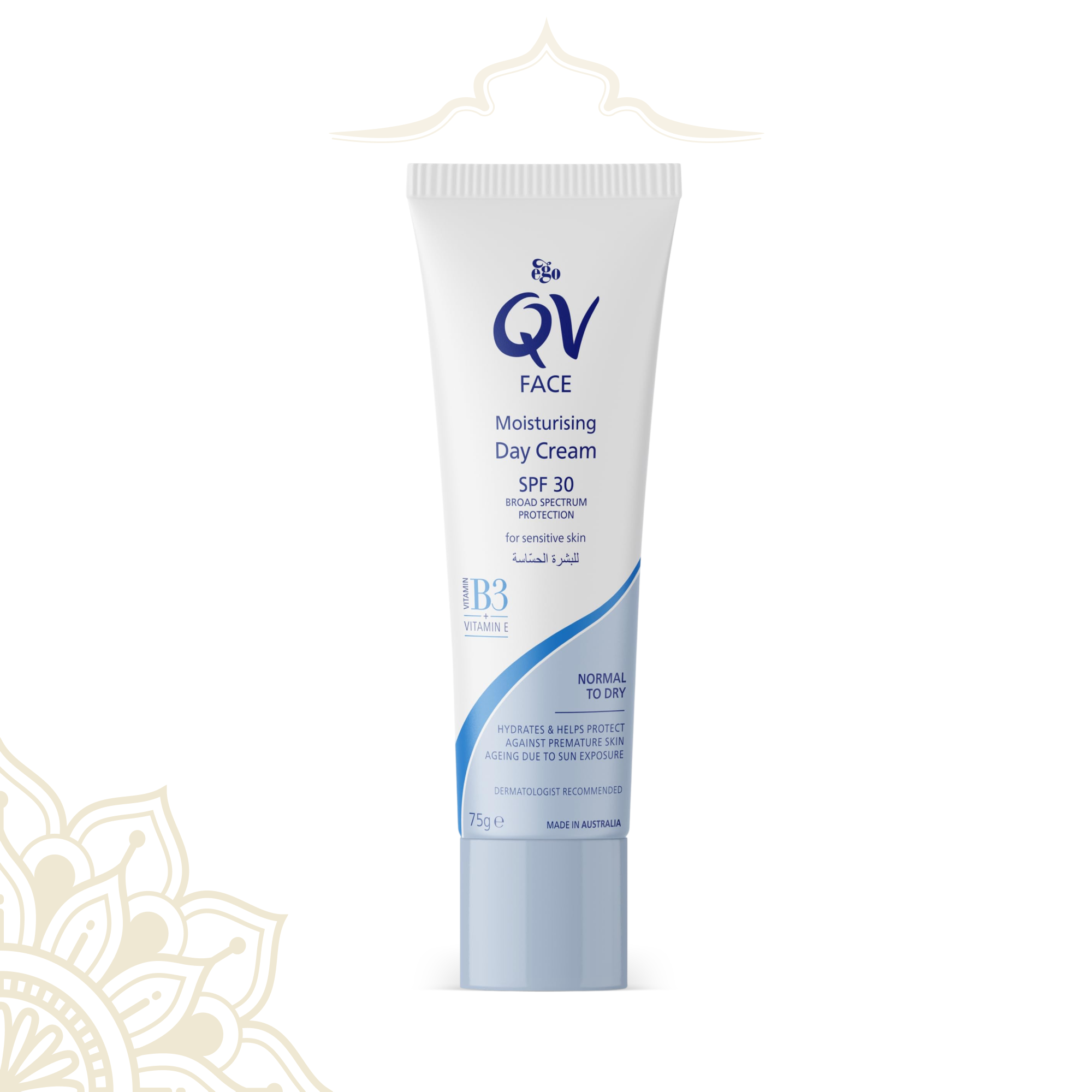 كريم ترطيب الوجه QV SPF 30 – كريم ترطيب الوجه 75 جم