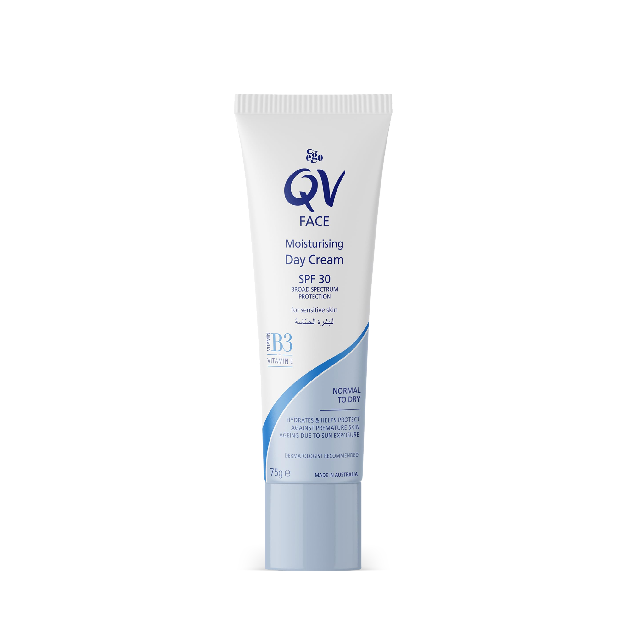 كريم ترطيب الوجه QV SPF 30 – كريم ترطيب الوجه 75 جم