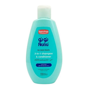Nunu Baby Shampoo and Conditioner 200ml 2 In1