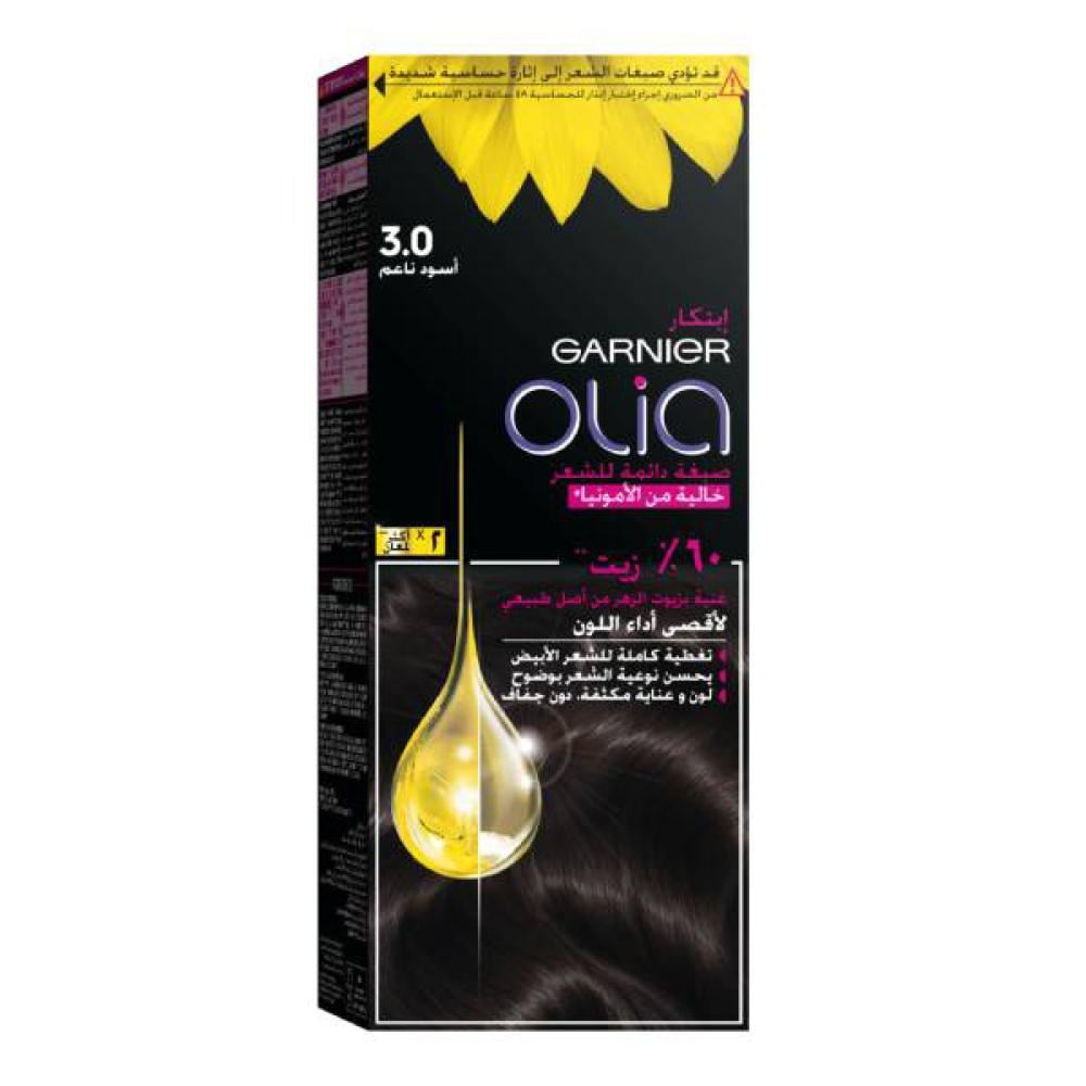 Garnier Ammonia-Free Hair Color Olia 3.0 Soft Black