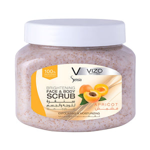 Vizo face & body scrub 500ml sensia with apricot