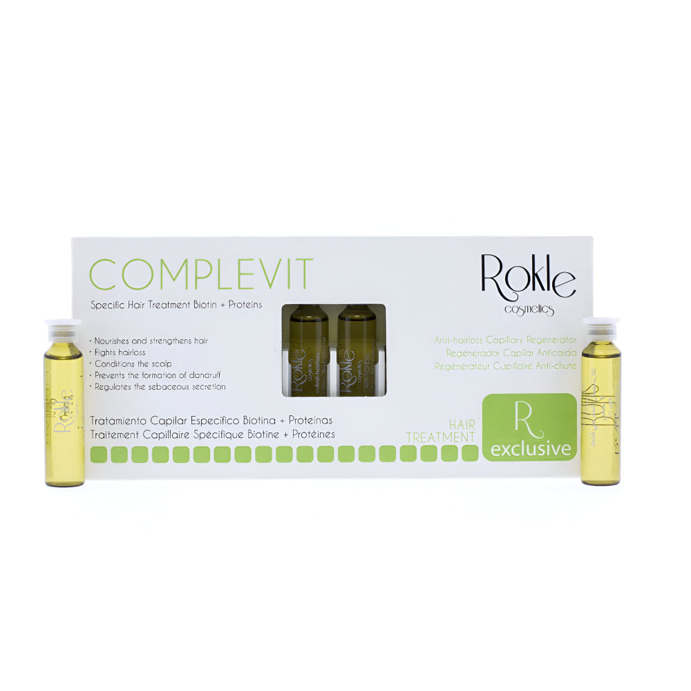 أمبولات شعر Rokle Complevit المضادة لتساقط الشعر 10 × 10 مل