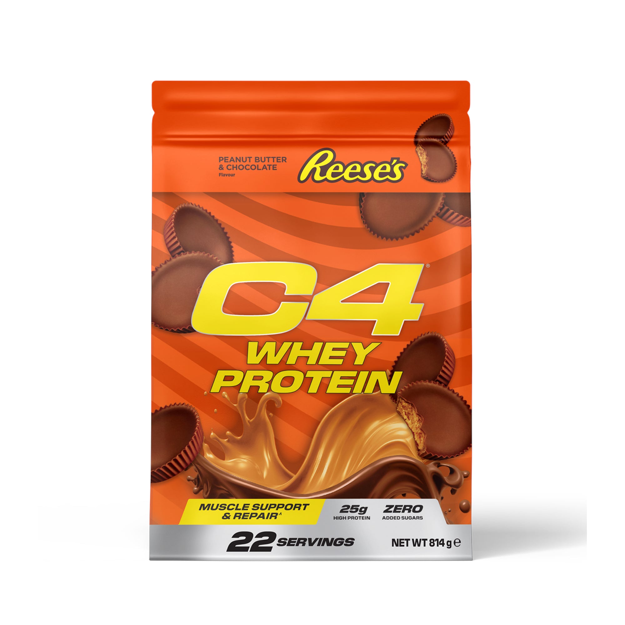 C4 Whey Protein – Reese's Peanut Butter Cup- 22 Servings 814g