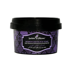 Jardin Oleane Moroccan Black Soap – Natural Exfoliating Body Cleanser