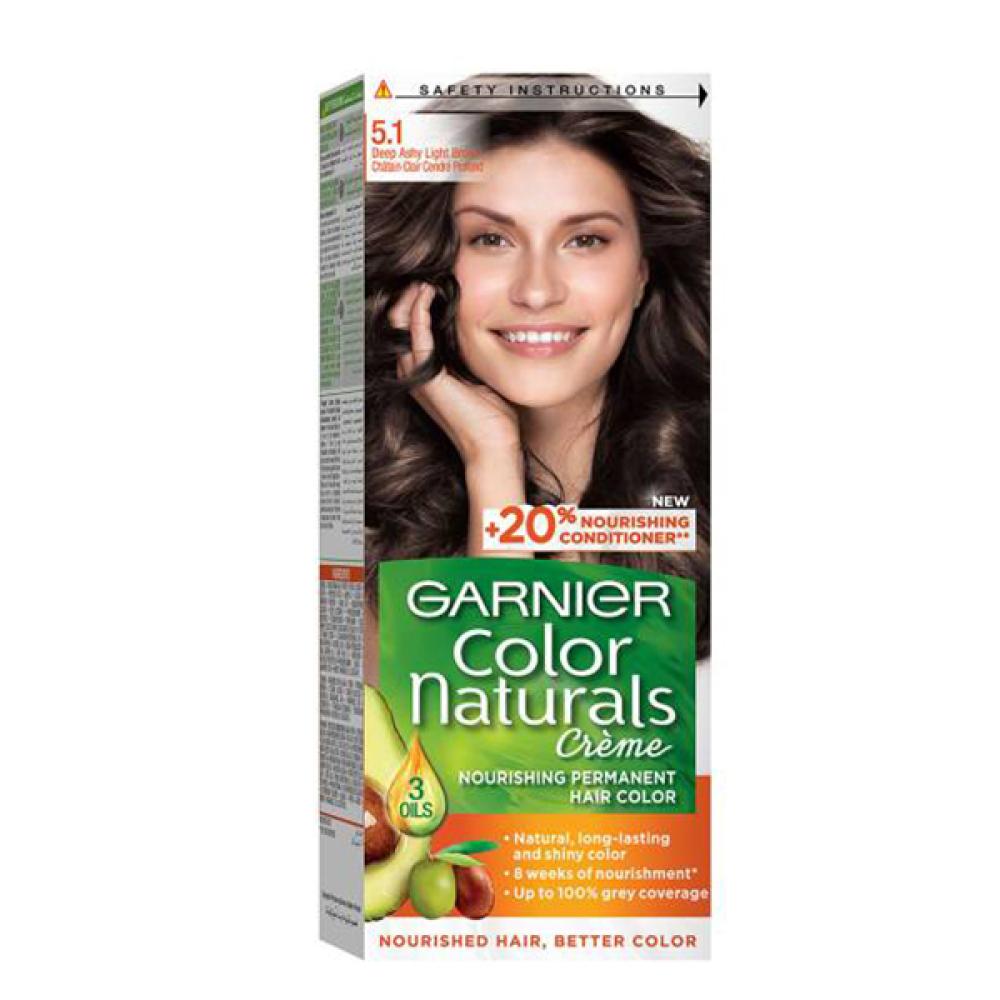 Garnier Natural Hair Color 5.1 Light Gray Brown