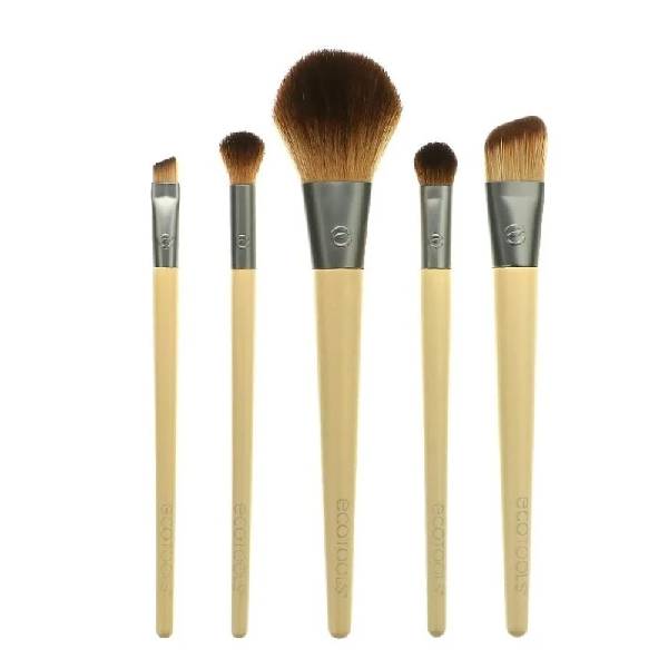 مجموعة فرش Eco Tools 5 قطع ابدأ يومك بشكل جميل 1606 للعينين والوجه