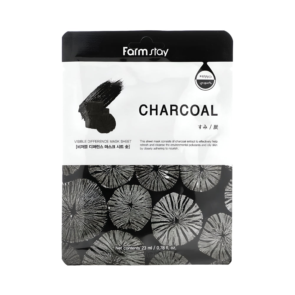 Farm Stay Face Mask 23ml With Charcoal v2