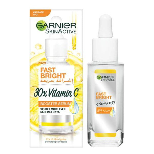 Garnier Face Serum 30ml Skin Active Fast Bright With Vitamin C