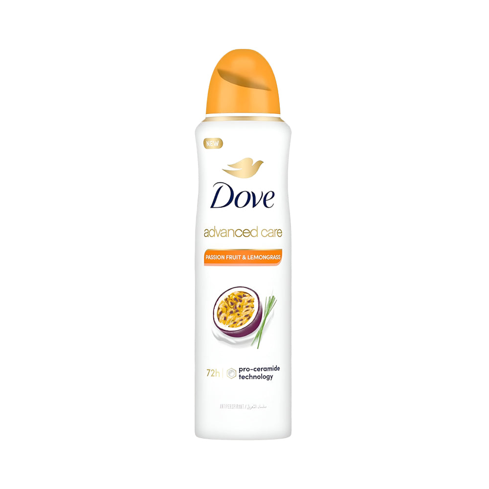 Dove Dove Deodorant Spray 150ml Advanced Care Passionfruit And Lemon Grass