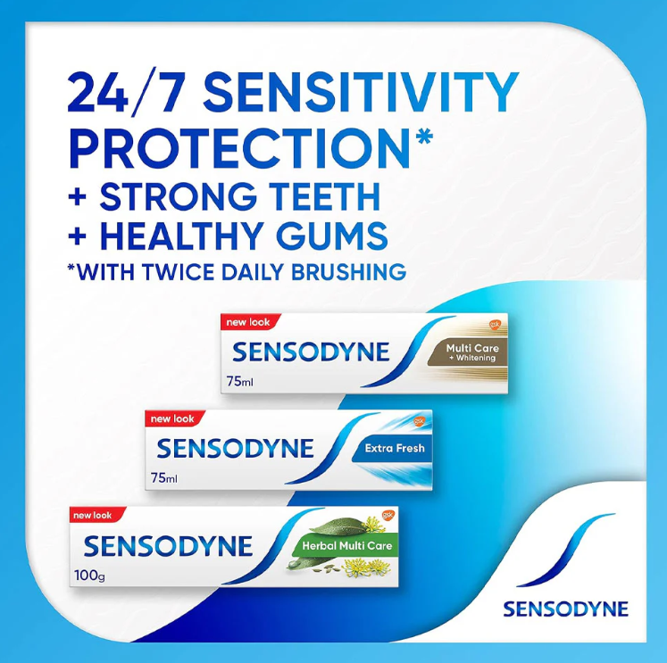 Sensodyne Herbal Multi Care Toothpaste – 100ml Daily Protection