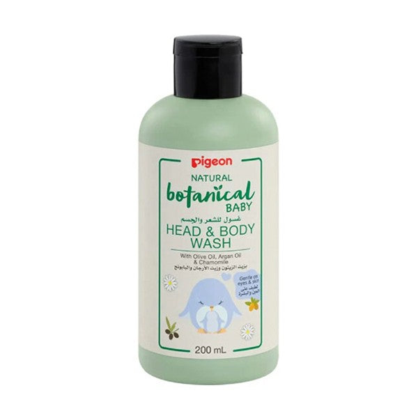 Pigeon hair & body wash 200ml with olive oil argan oil and chamomile