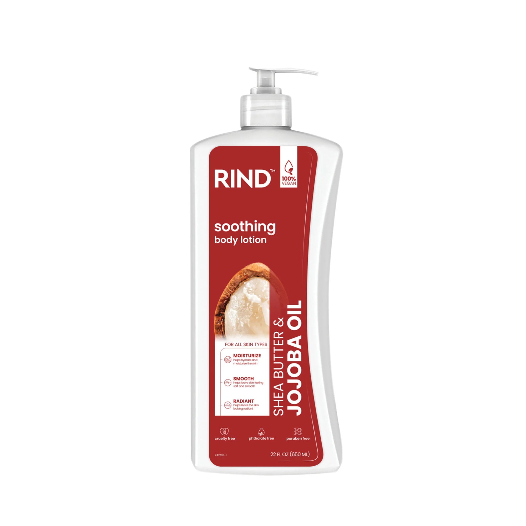 كريم RIND Body – مرطب يومي مرطب لجميع أنواع البشرة، 650 مل