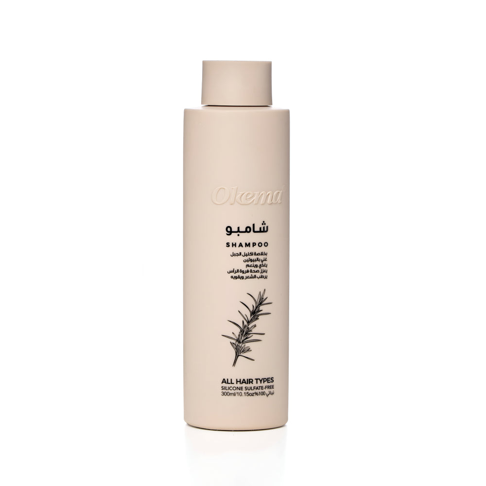 Okema hair shampoo 300ml with rosemary extract