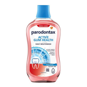 غسول الفم بارودونتاكس 300 مل صحة اللثة النشطة انتعاش إضافي يومي