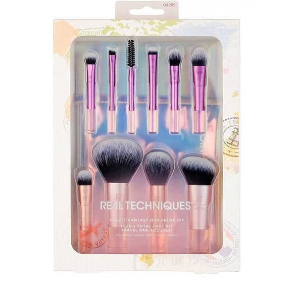 مجموعة فرش ريال تكنيكس 10 قطع ترافيل فانتاسي ميني 