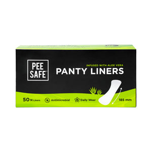 فوط صحية Pee Safe 50 قطعة مشبعة بالصبار طول 185 مم