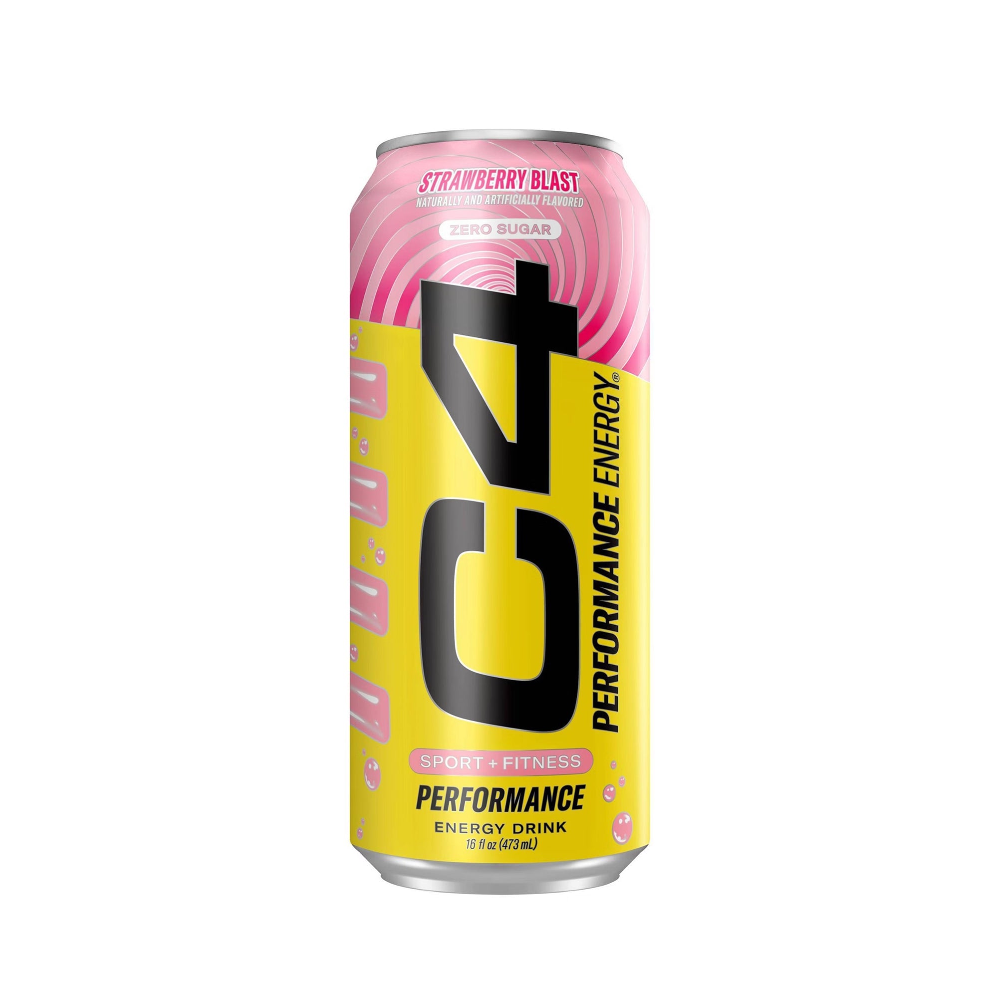 C4 Energy مشروب غازي بنكهة الفراولة 473 مل (16 أونصة)
