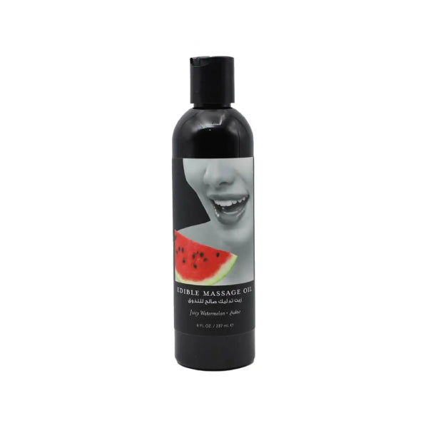 Earthly Edible Body Massage Oil 237ml  Watermelon