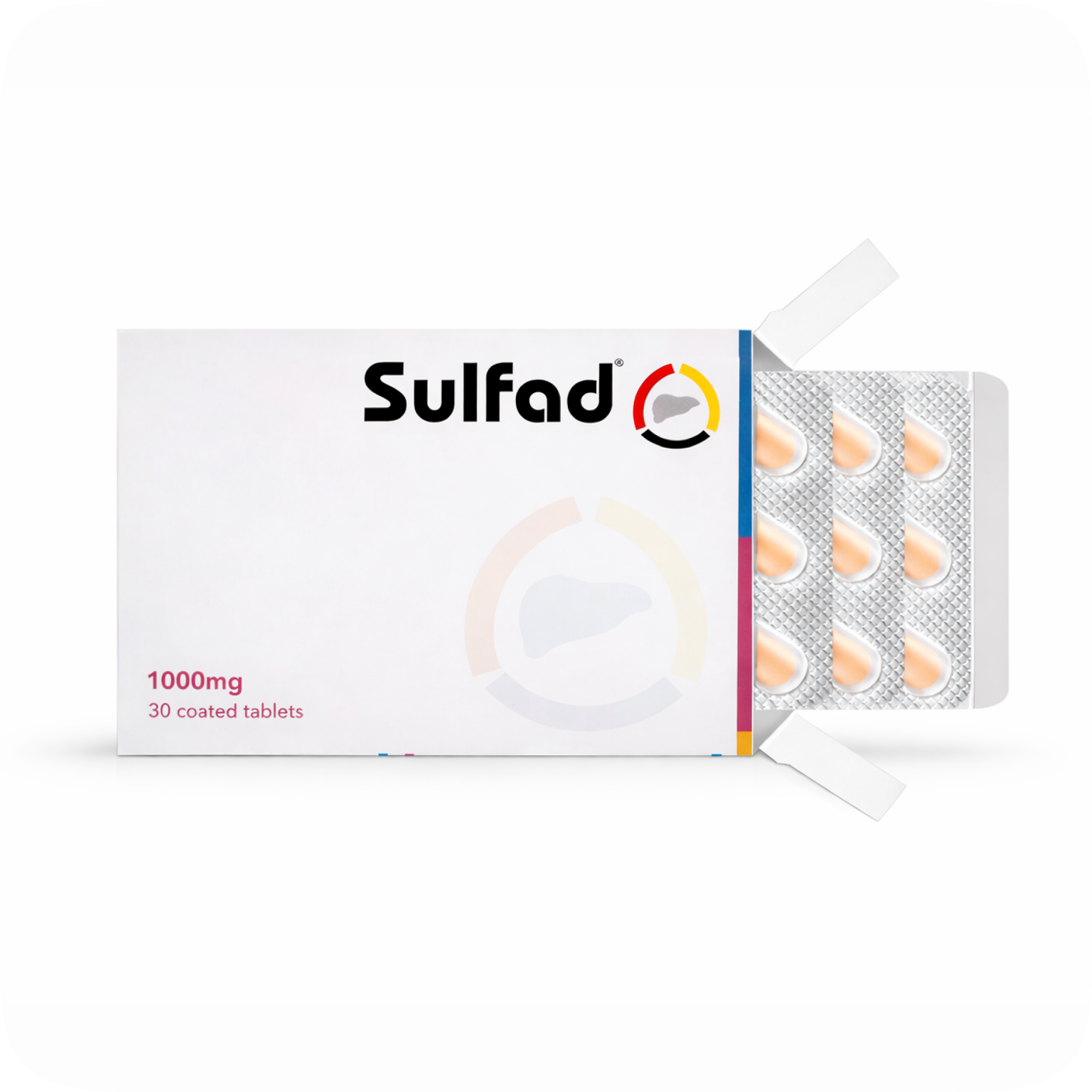 Sulfad 1000 mg - Liver Support & Antioxidant Formula (30 Coated Tablets) - Avnzor