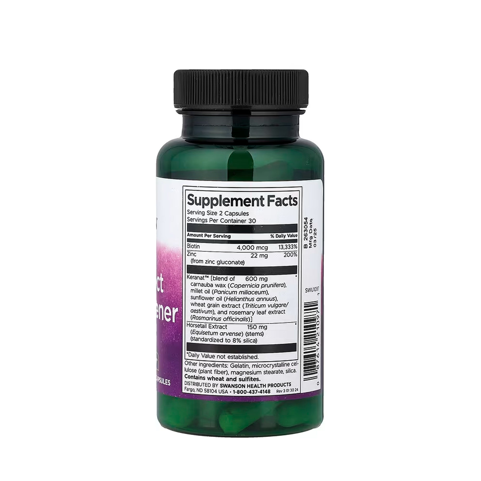 Swanson Full Effect Hair Thickener featuring Keranat - 60 Caps