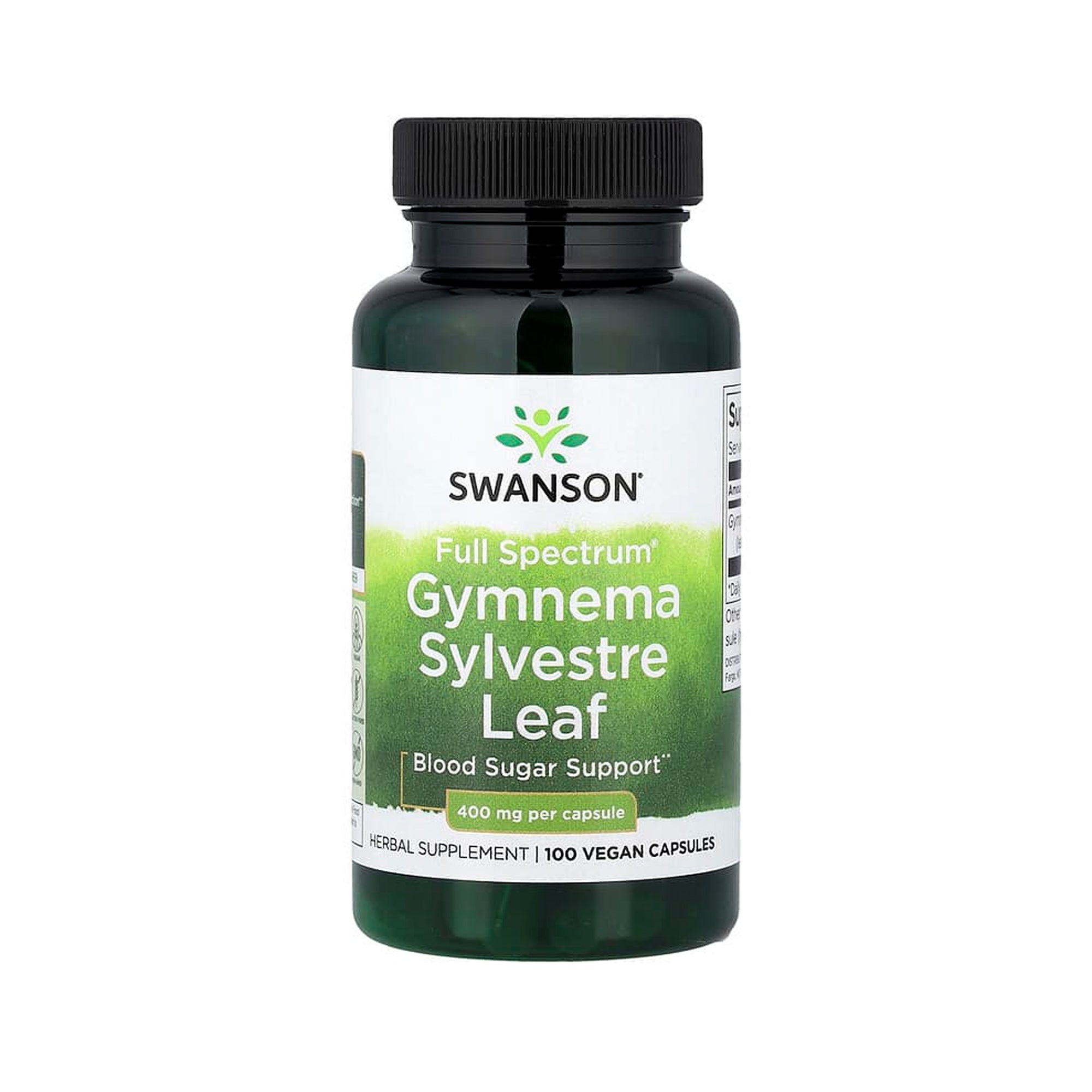 Swanson Full Spectrum Gymnema Sylvestre Leaf 400 mg - 100 Vegan Caps