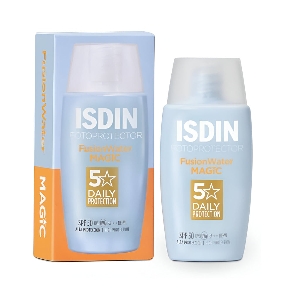 ISDIN Fluid Sunscreen 50ml Fotoprotector Water MAGIC SPF 50