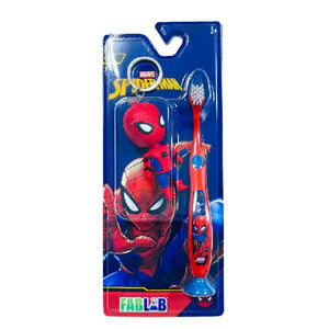 فرشاة أسنان Marvel Kids Fab Lab Spiderman مع شكل ثلاثي الأبعاد