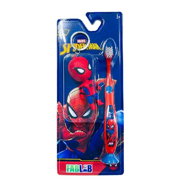 Marvel Kids Toothbrush Fab Lab Spiderman With 3D Figure