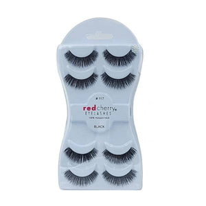 Red Cherry Eyelashes Set #117 4 pairs