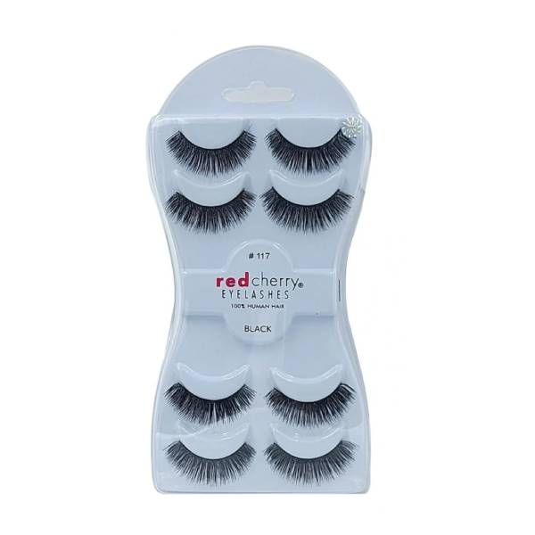 Red Cherry Eyelashes Set #117 4 pairs