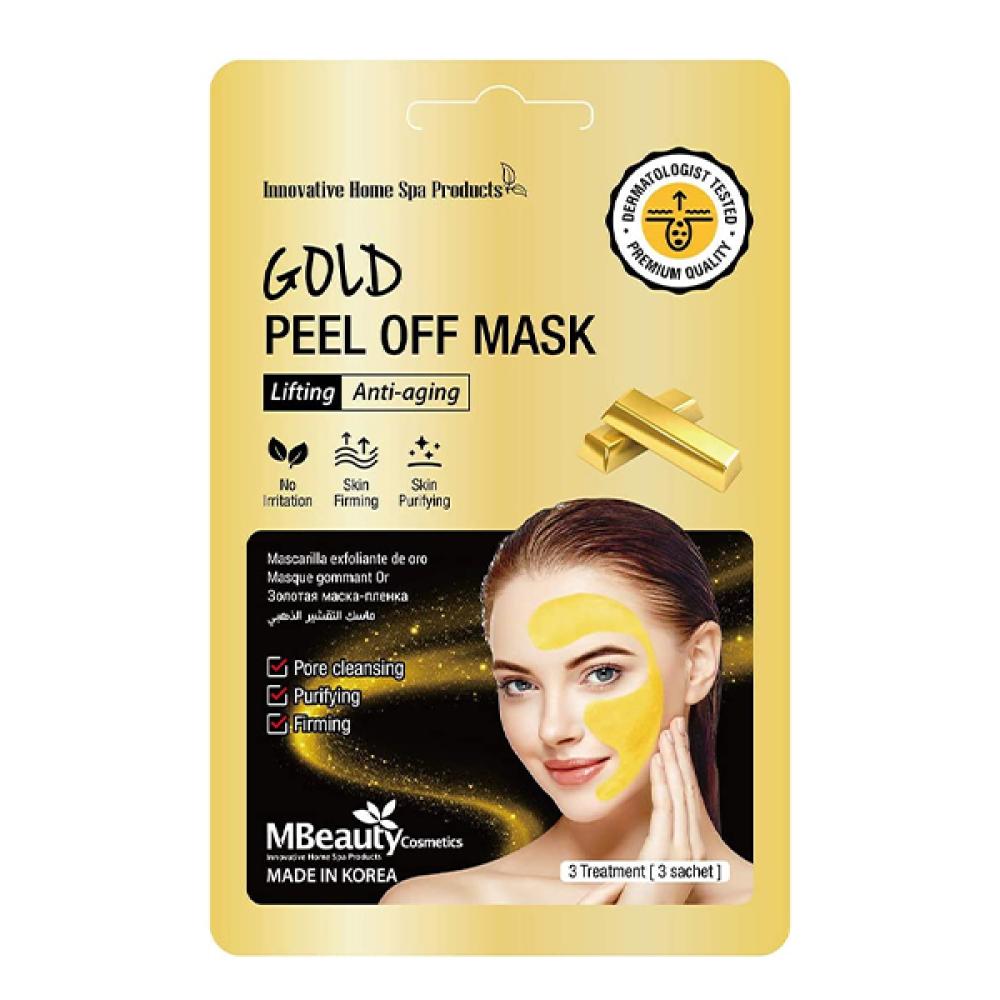 MBeauty Face Mask Hologram Gold 3 x 7 g