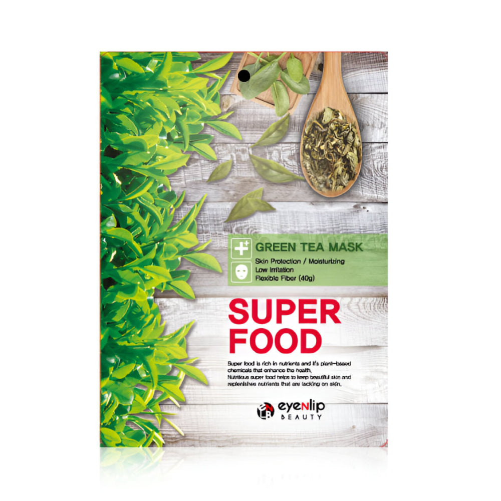 Eyenlip Face Mask Sheet Super Food Green Tea