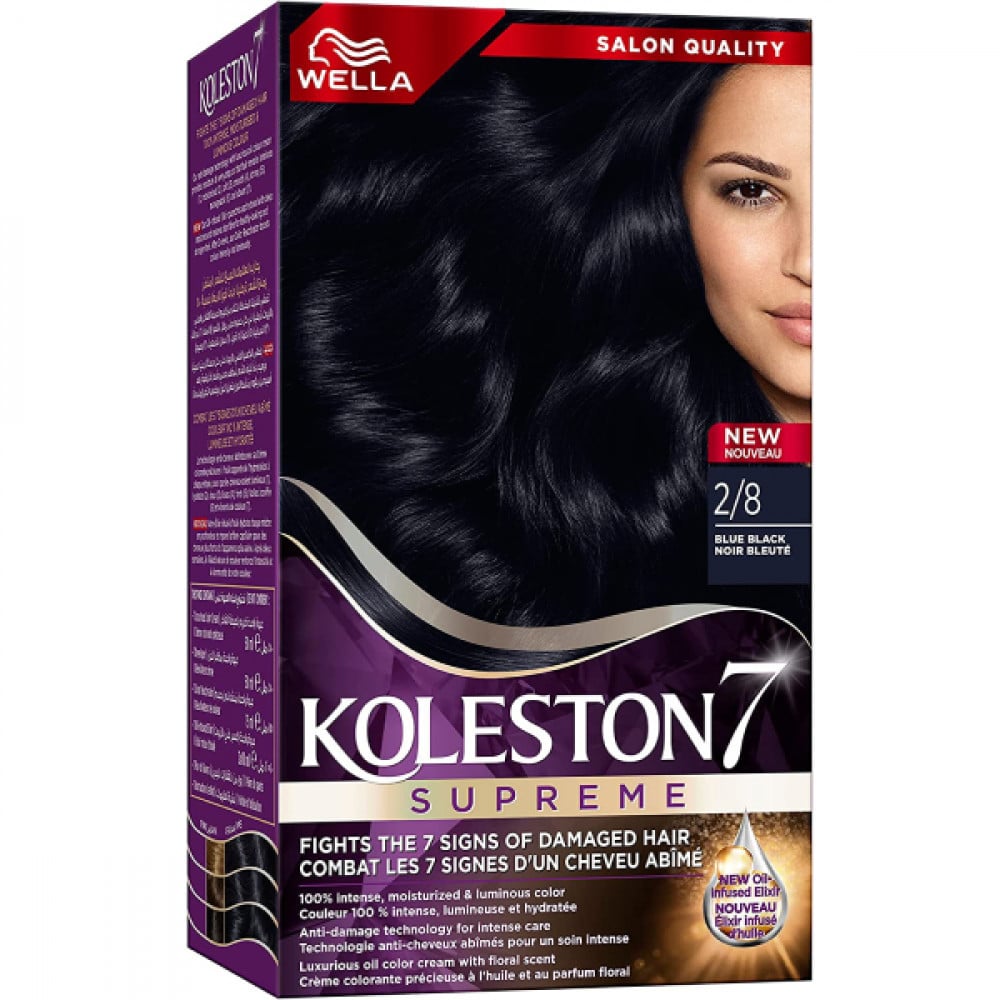 Koleston Hair Color Kit 50ml 2/8 Blue Black