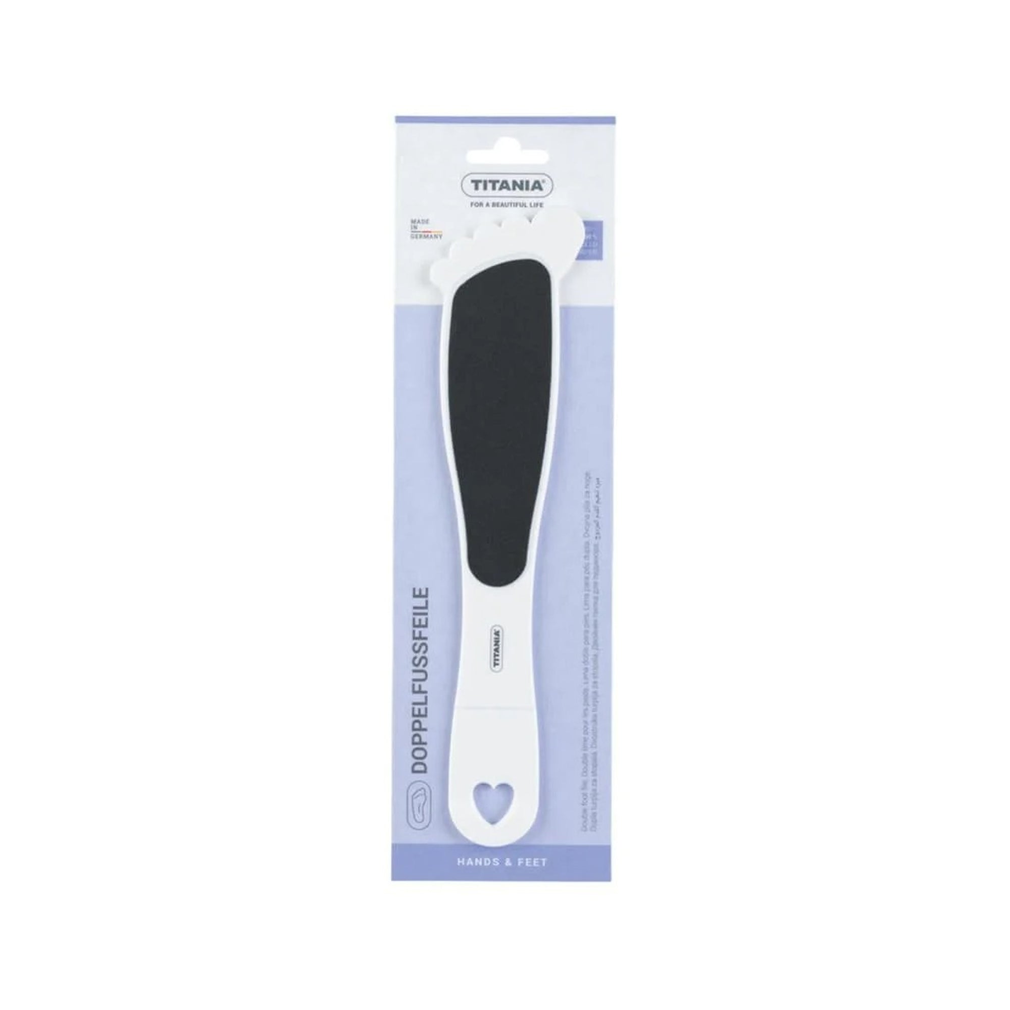 مبرد أقدام تيتانيا 3028 مزدوج