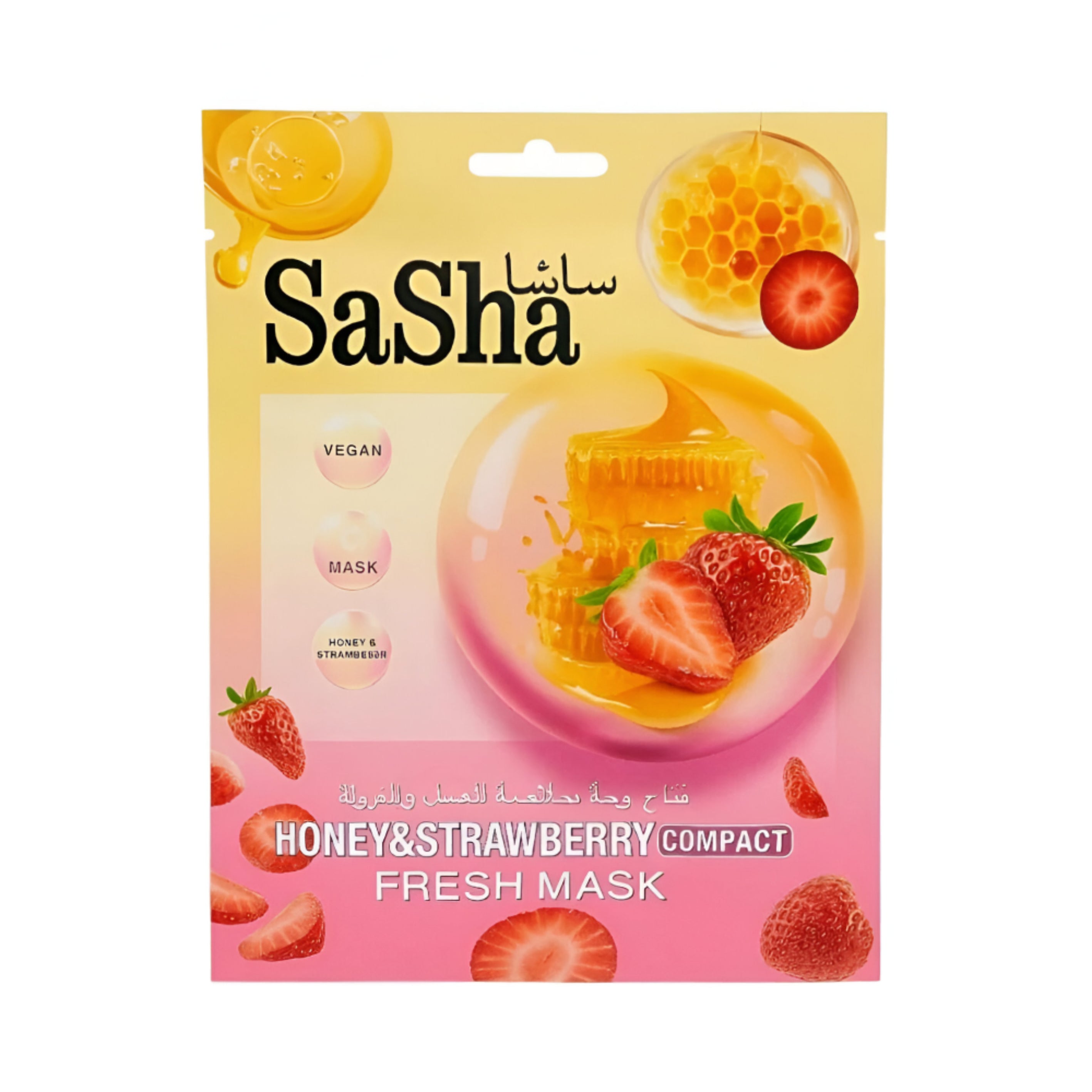 Sasha Face Mask With Honey and Strawberry Extract