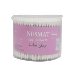 Nasmh أعواد قطنية 500 قطعة خشبية