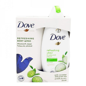 Dove Shower Gel 250ml Cucumber and Green Tea With Kit