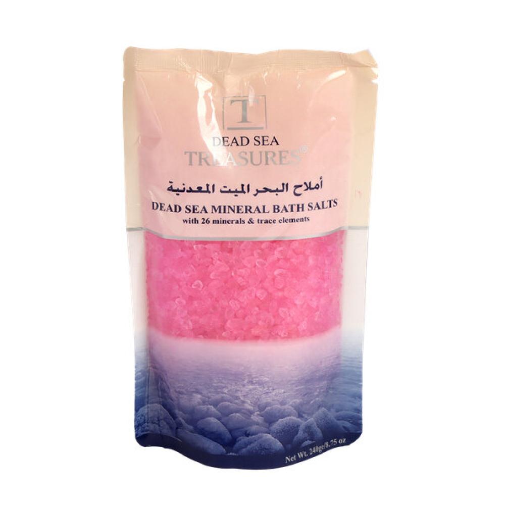 ملح البحر الميت 240 جرام كنوز لراحة الجسم