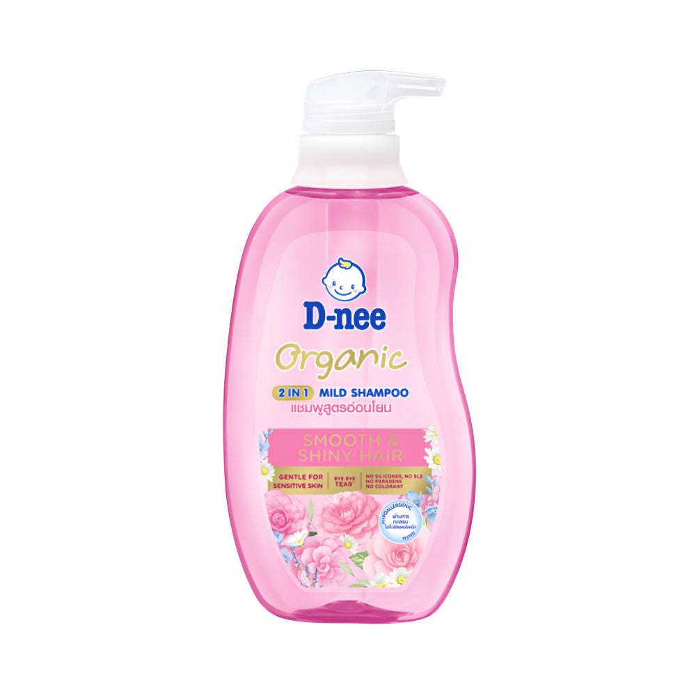 D-nee Baby Hair Shampoo 380ml Organic 2 in 1 Gentle Soft And Shiny Hair