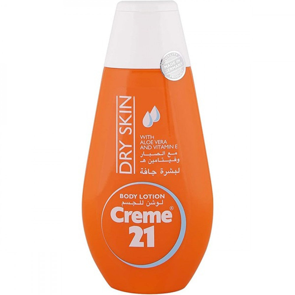 Creme 21 Body Lotion 250ml With Aloe Vera And Vitamin E For Dry Skin