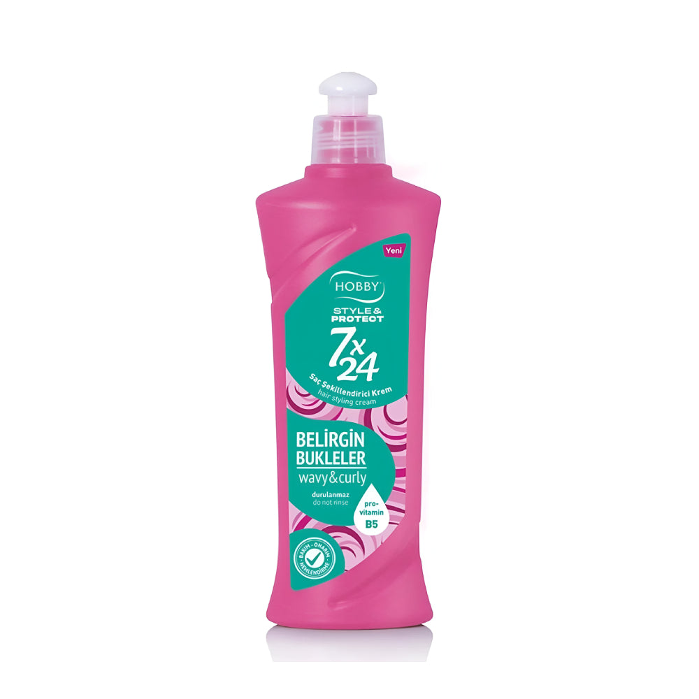 Hobby hair cream 250ml 24×7 wavy & curly v3