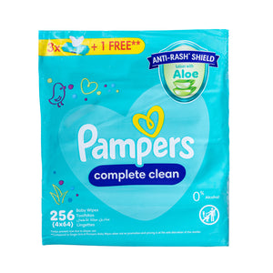 مناديل مبللة بامبرز بلوشن مع الألوة فيرا 64 منديل 3+1 مجانًا