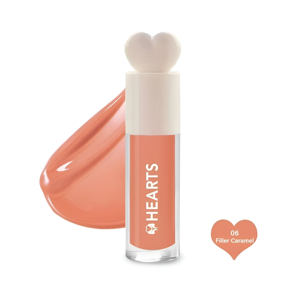 Hearts Hearts Gloss and Lip Plumper 06 Caramel Filler