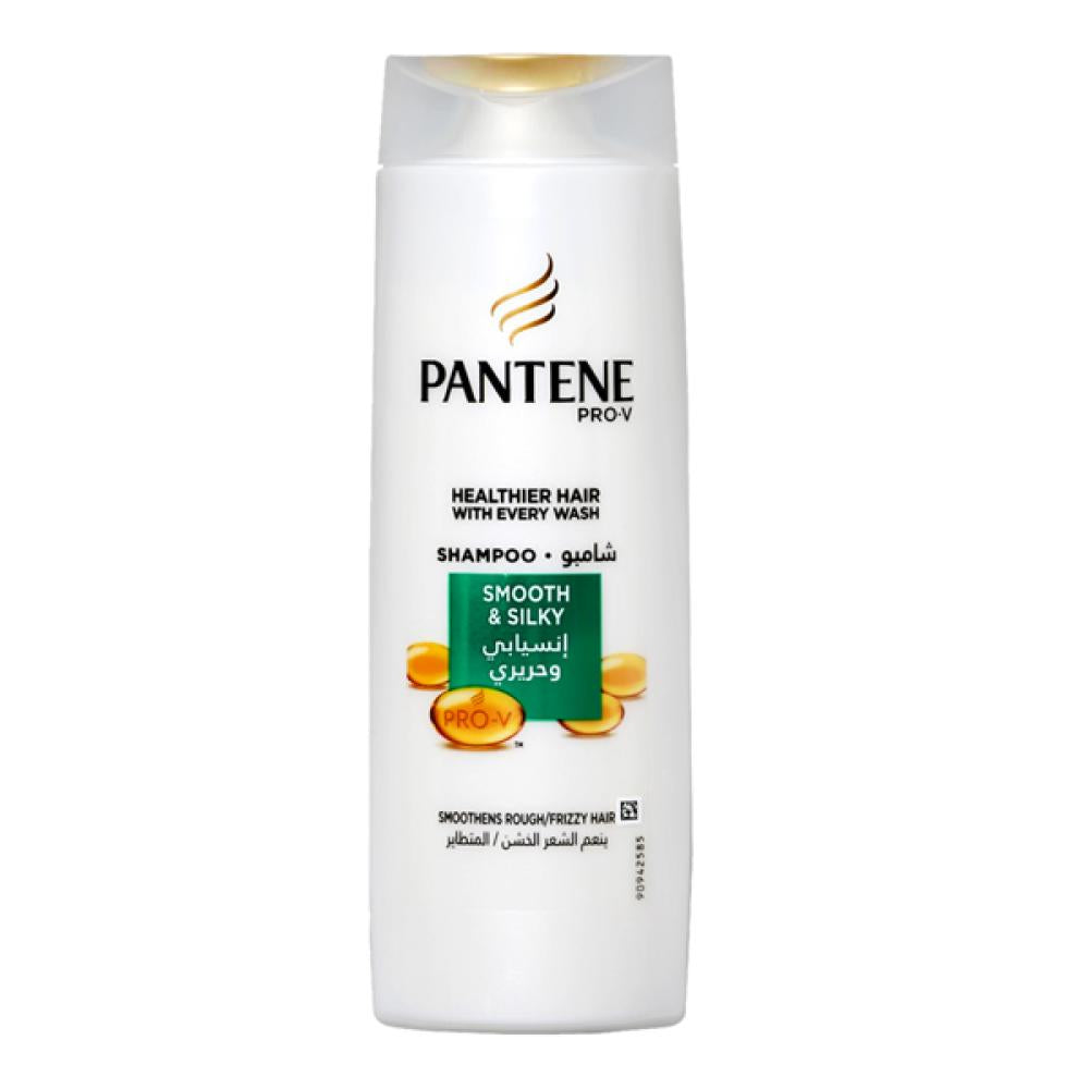Pantene hair shampoo 390ml smooth and silky