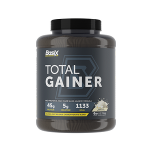 Basix Gain Total Gainer Vanilla Whip 6 LB