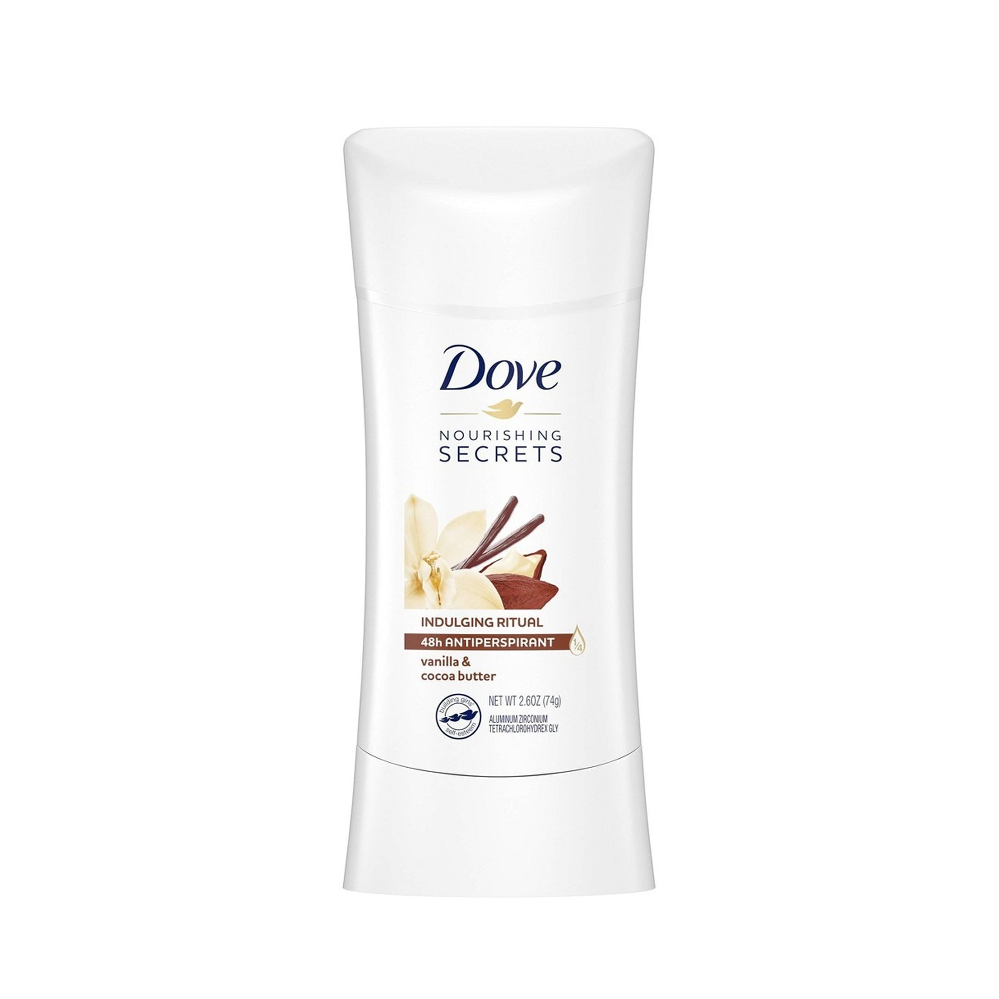 Dove Nourishing Secrets Antiperspirant Deodorant – Vanilla & Cocoa Butter, 74g
