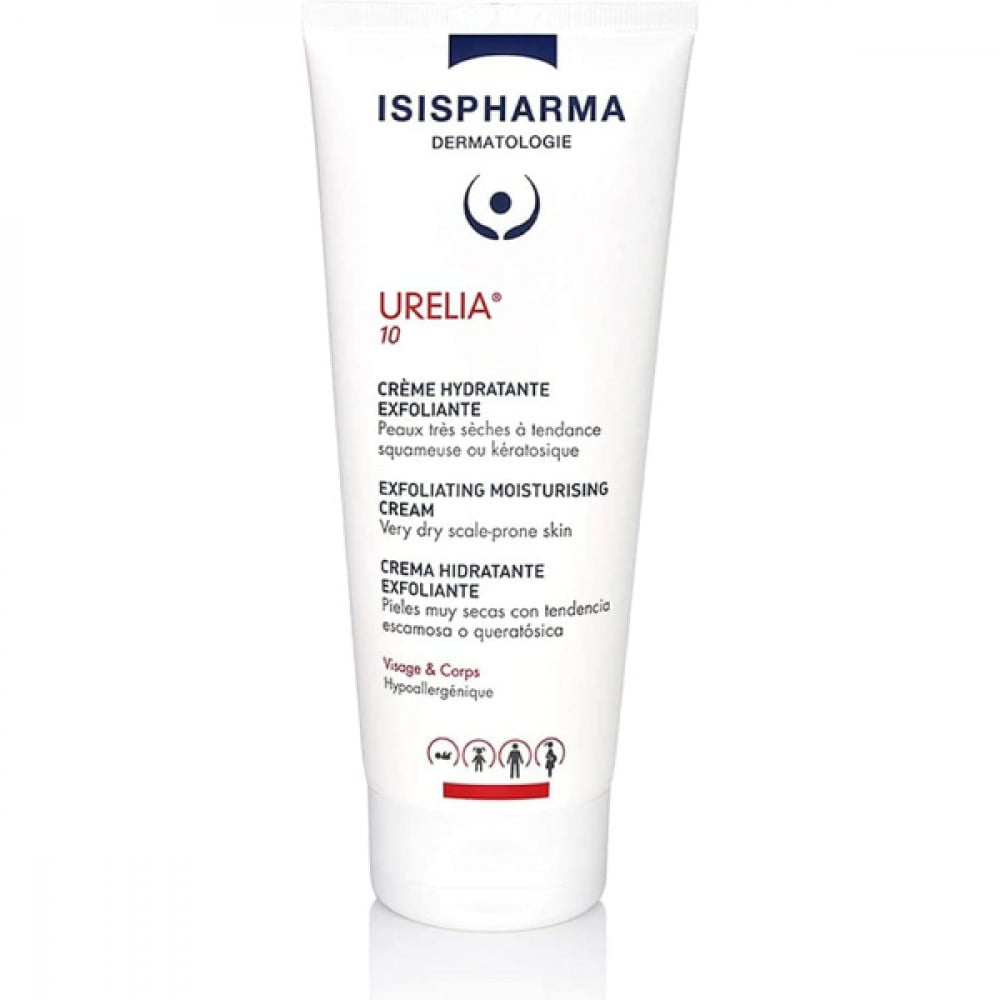 Isispharma cream 150ml 10% moisturizer and exfoliator for very dry body