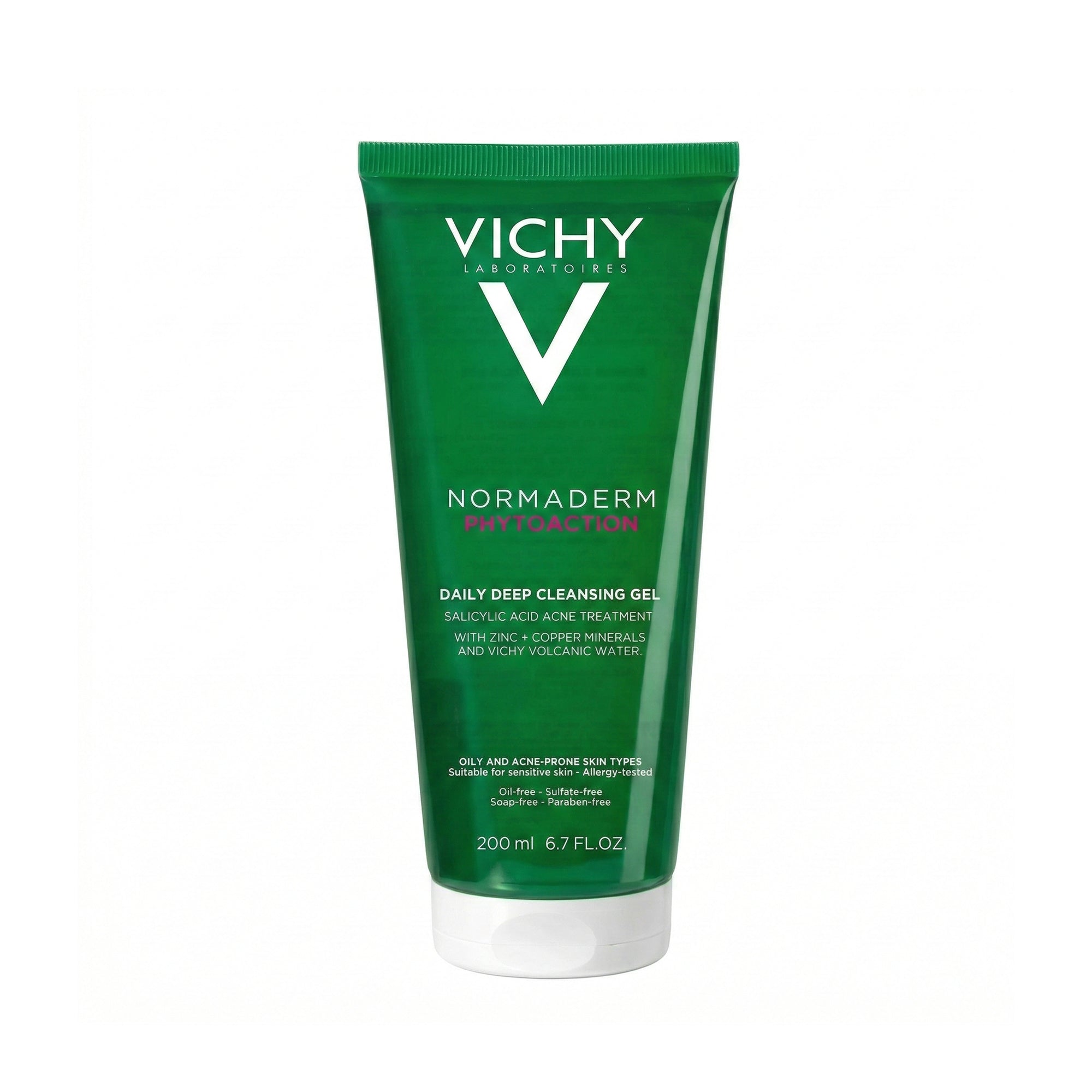 Vichy Normaderm Purifying Gel Wash – Salicylic Acid Cleanser for Acne