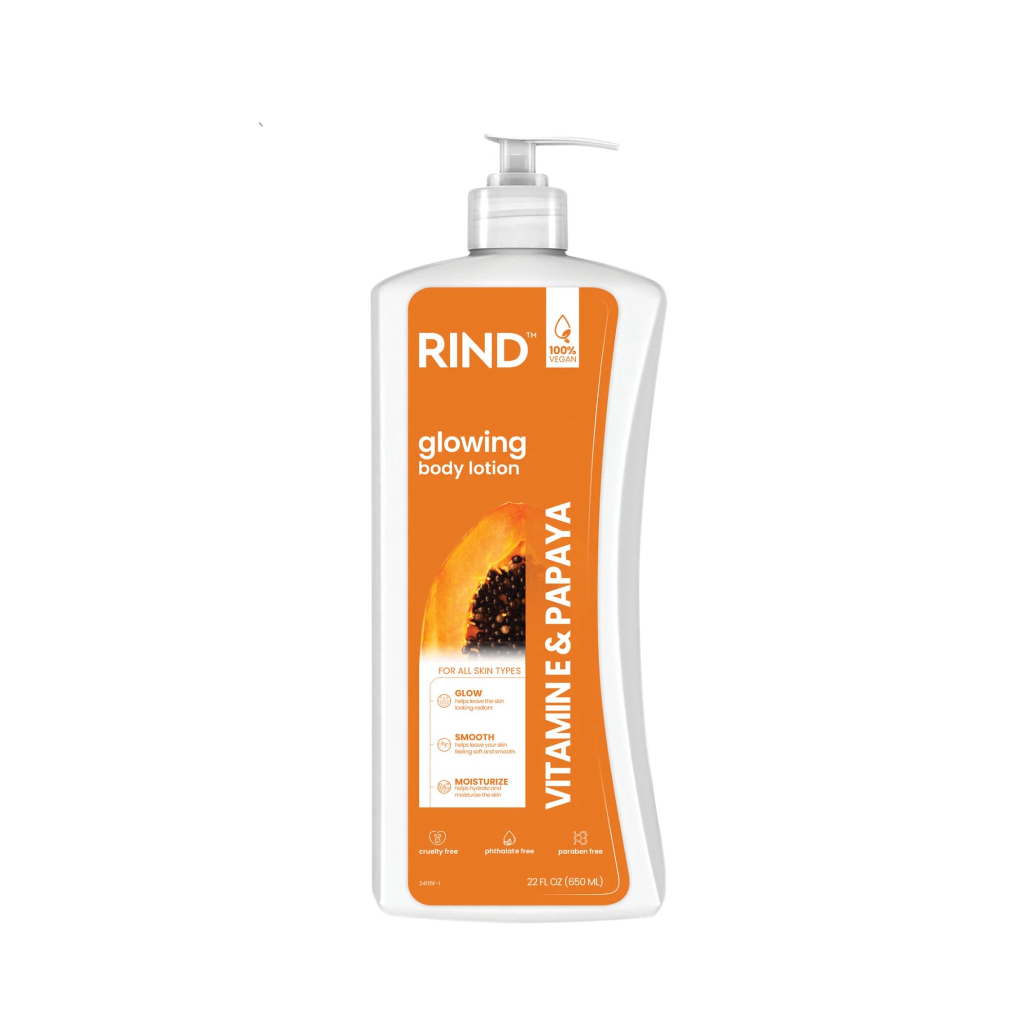 كريم RIND Body – مرطب يومي مرطب لجميع أنواع البشرة، 650 مل